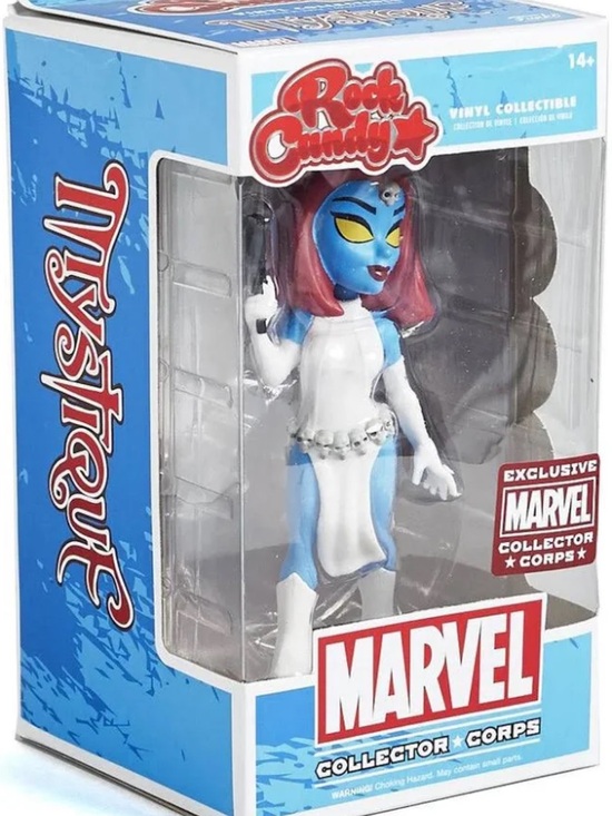Marvel Other - Funko Rock Candy Mystique Marvel Collector Corps Exclusive X-Men Vinyl Figure